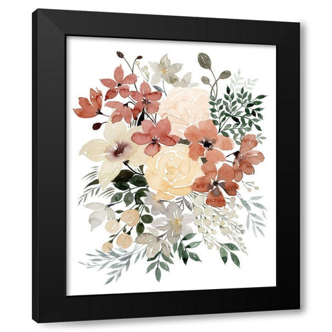 Dried Bouquet I Black Modern Wood Framed Art Print by Popp, Grace