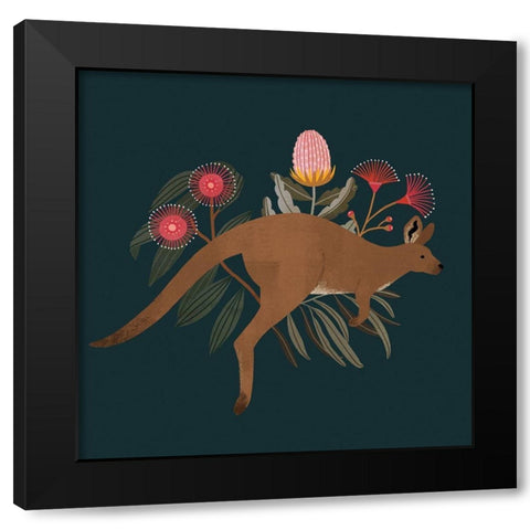 Australian Animals III Black Modern Wood Framed Art Print with Double Matting by Barnes, Victoria