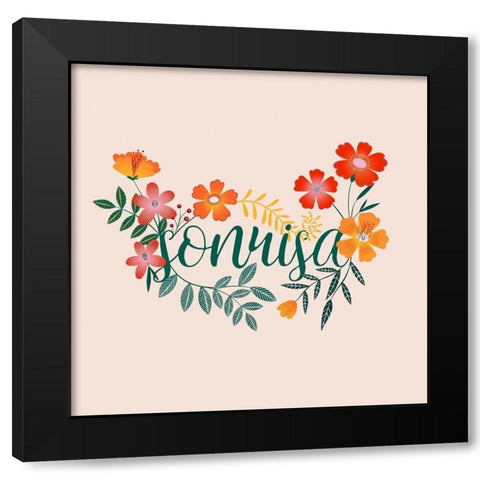 Hermosa II Black Modern Wood Framed Art Print with Double Matting by Popp, Grace