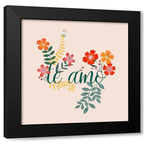 Hermosa IV Black Modern Wood Framed Art Print with Double Matting by Popp, Grace