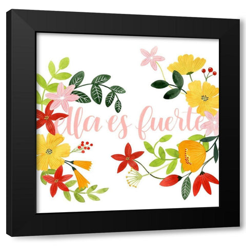 Encantadora II Black Modern Wood Framed Art Print with Double Matting by Popp, Grace