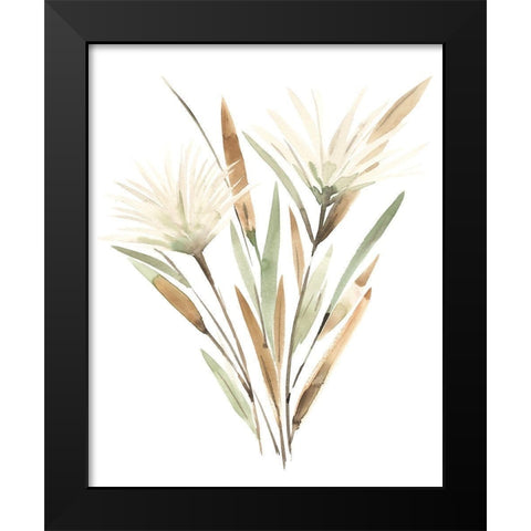 Modest Pedicle II Black Modern Wood Framed Art Print by Warren, Annie