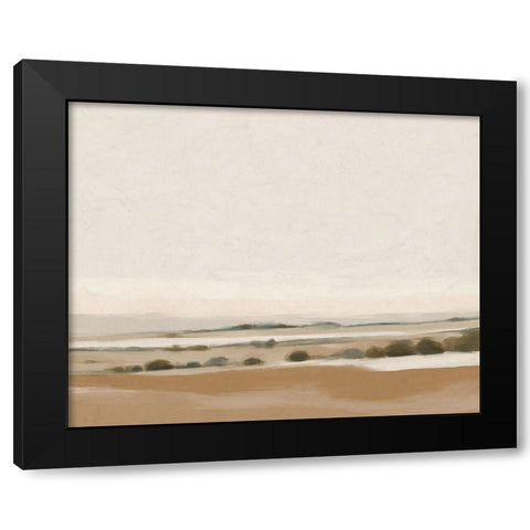 Hazy Frontier II Black Modern Wood Framed Art Print with Double Matting by Barnes, Victoria