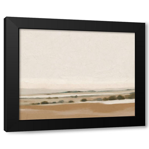 Hazy Frontier II Black Modern Wood Framed Art Print by Barnes, Victoria