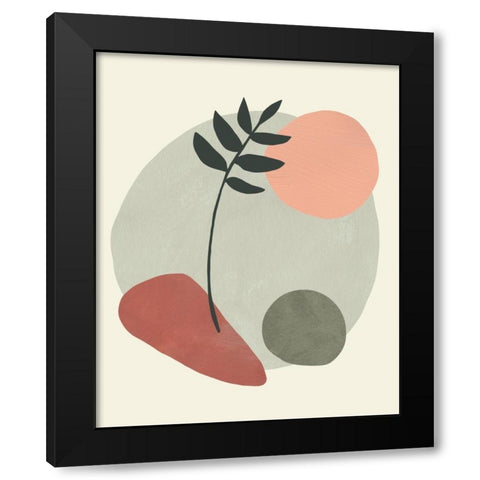 Spring Tea I Black Modern Wood Framed Art Print with Double Matting by Green, Jacob