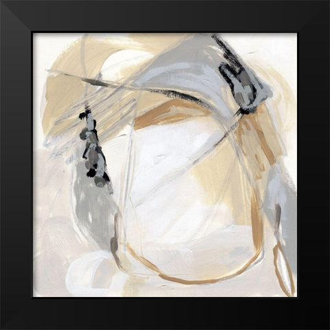 Neutral Singularity II Black Modern Wood Framed Art Print by Vess, June Erica