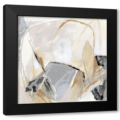 Neutral Singularity IV Black Modern Wood Framed Art Print with Double Matting by Vess, June Erica