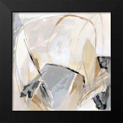 Neutral Singularity IV Black Modern Wood Framed Art Print by Vess, June Erica