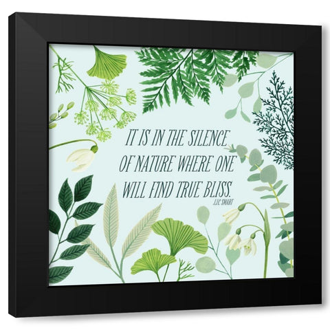 Natural Bliss I Black Modern Wood Framed Art Print by Popp, Grace