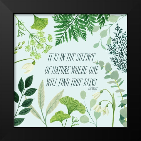 Natural Bliss I Black Modern Wood Framed Art Print by Popp, Grace