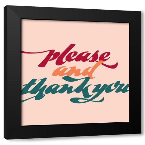 Thank You For Washing II Black Modern Wood Framed Art Print with Double Matting by Popp, Grace