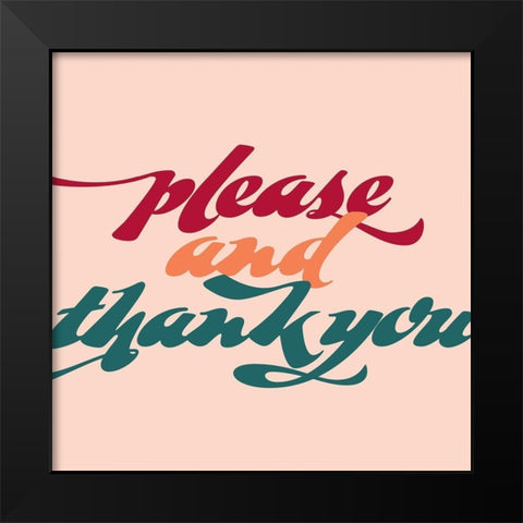 Thank You For Washing II Black Modern Wood Framed Art Print by Popp, Grace