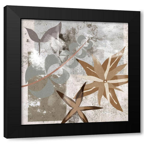 Autumn Forest I Black Modern Wood Framed Art Print with Double Matting by Wang, Melissa