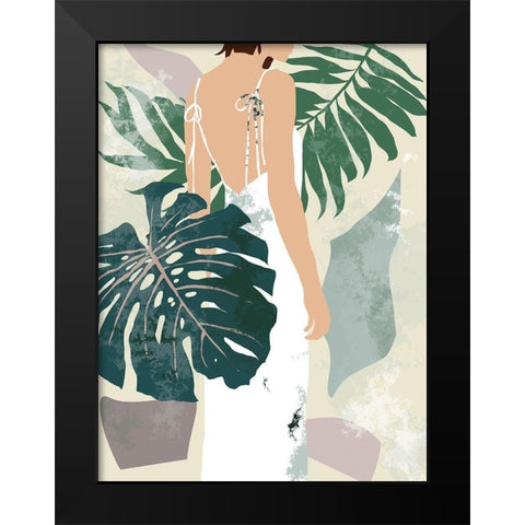 Summer Shades I Black Modern Wood Framed Art Print by Wang, Melissa