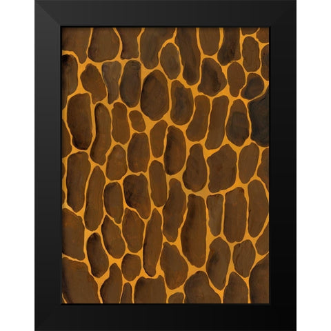 Of the Wild Patterns I Black Modern Wood Framed Art Print by Moore, Regina