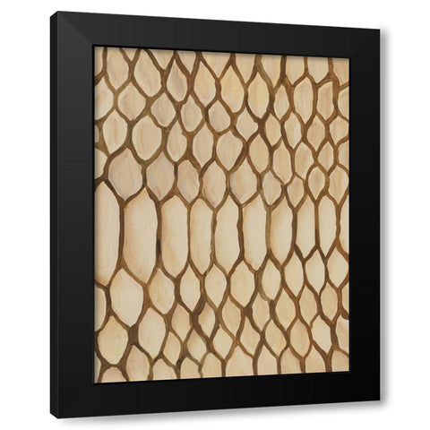 Of the Wild Patterns II Black Modern Wood Framed Art Print by Moore, Regina