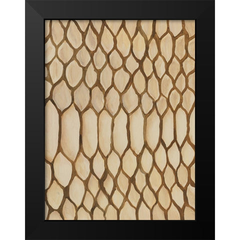 Of the Wild Patterns II Black Modern Wood Framed Art Print by Moore, Regina