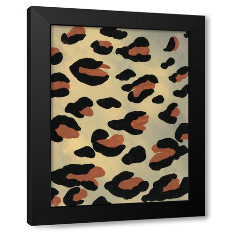 Of the Wild Patterns III Black Modern Wood Framed Art Print with Double Matting by Moore, Regina