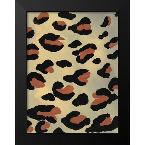 Of the Wild Patterns III Black Modern Wood Framed Art Print by Moore, Regina