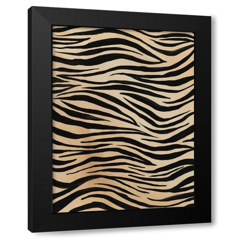 Of the Wild Patterns V Black Modern Wood Framed Art Print by Moore, Regina