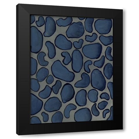 Of the Wild Patterns VIII Black Modern Wood Framed Art Print by Moore, Regina