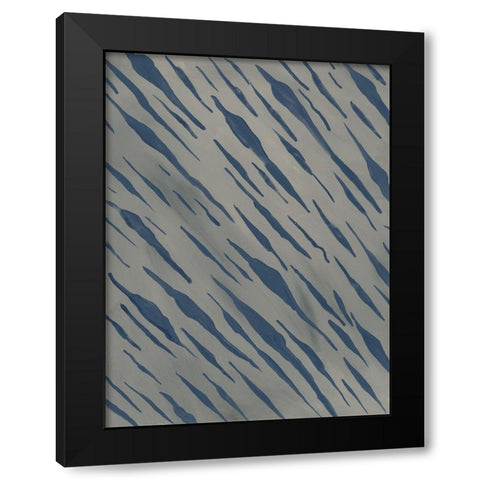 Of the Wild Patterns IX Black Modern Wood Framed Art Print by Moore, Regina