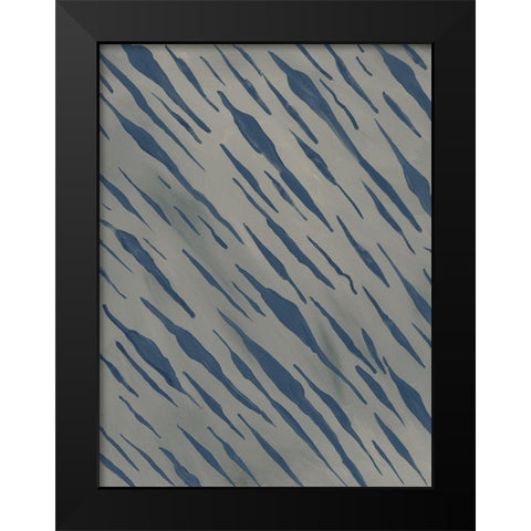 Of the Wild Patterns IX Black Modern Wood Framed Art Print by Moore, Regina