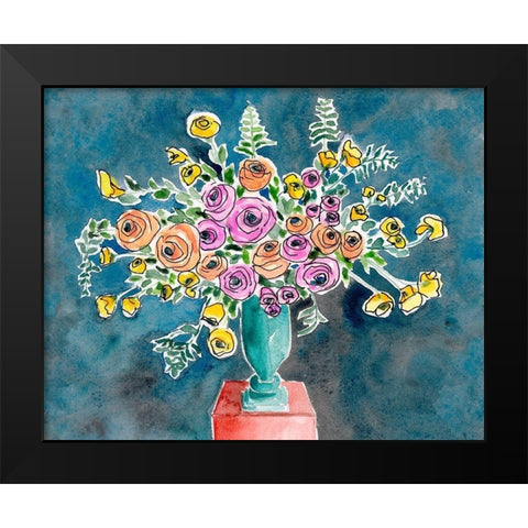 Abundant Arrangement II Black Modern Wood Framed Art Print by Moore, Regina