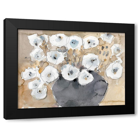 Another White Blossom I Black Modern Wood Framed Art Print by Dixon, Samuel