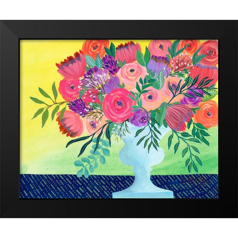 Imaginary Floral I Black Modern Wood Framed Art Print by Moore, Regina