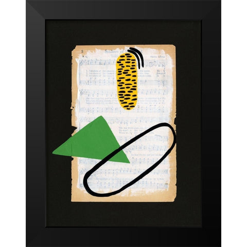 Vivid Order I Black Modern Wood Framed Art Print by Moore, Regina