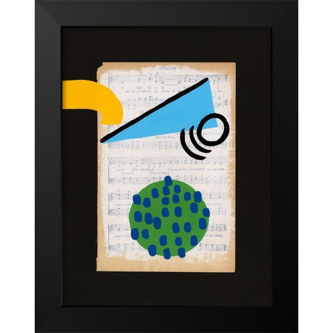 Vivid Order IV Black Modern Wood Framed Art Print by Moore, Regina