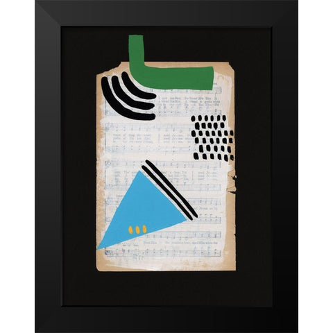 Vivid Order VI Black Modern Wood Framed Art Print by Moore, Regina