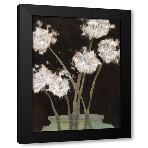 Dandy Lions II Black Modern Wood Framed Art Print with Double Matting by Dixon, Samuel