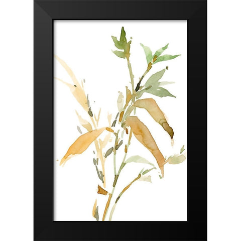 Stems I Black Modern Wood Framed Art Print by Dixon, Samuel