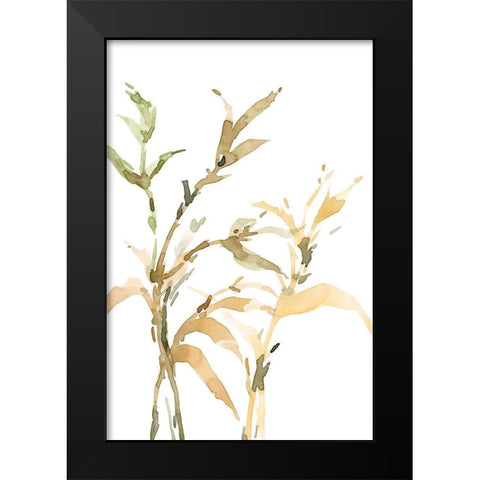 Stems II Black Modern Wood Framed Art Print by Dixon, Samuel