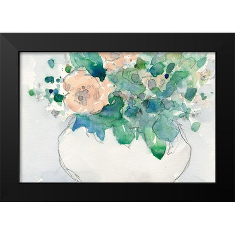 Pastel Arrangement I Black Modern Wood Framed Art Print by Dixon, Samuel