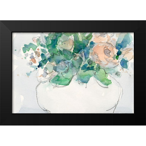 Pastel Arrangement II Black Modern Wood Framed Art Print by Dixon, Samuel