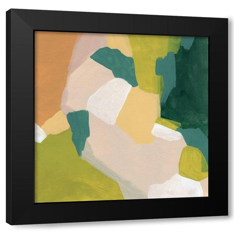 Field Survey I Black Modern Wood Framed Art Print by Vess, June Erica