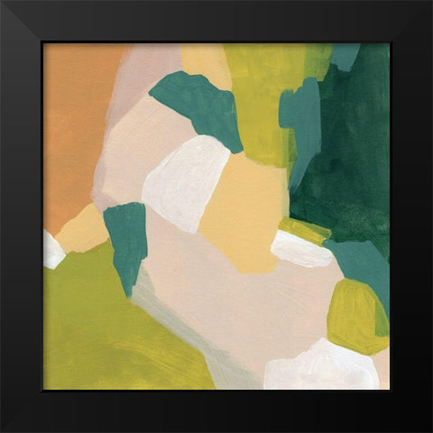 Field Survey I Black Modern Wood Framed Art Print by Vess, June Erica