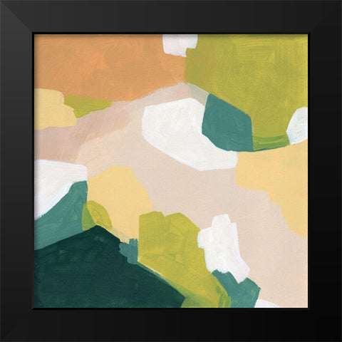 Field Survey II Black Modern Wood Framed Art Print by Vess, June Erica