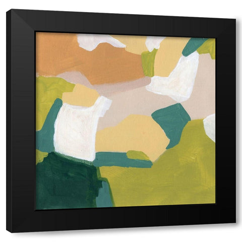 Field Survey III Black Modern Wood Framed Art Print by Vess, June Erica