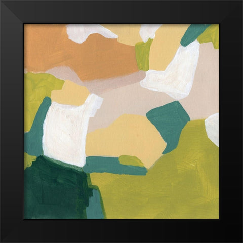 Field Survey III Black Modern Wood Framed Art Print by Vess, June Erica