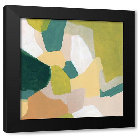 Field Survey IV Black Modern Wood Framed Art Print by Vess, June Erica