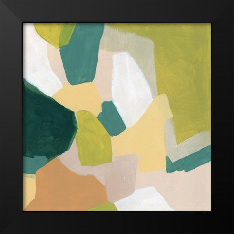 Field Survey IV Black Modern Wood Framed Art Print by Vess, June Erica