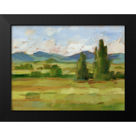 Tuscan Vista II Black Modern Wood Framed Art Print by Harper, Ethan