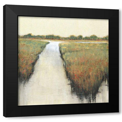 Lowland II Black Modern Wood Framed Art Print by OToole, Tim