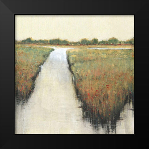 Lowland II Black Modern Wood Framed Art Print by OToole, Tim