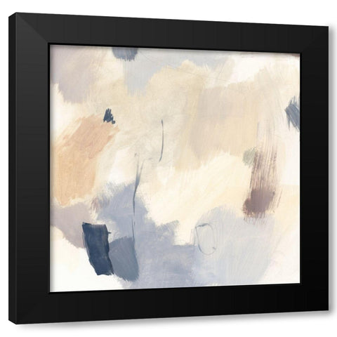 Sand Bath I Black Modern Wood Framed Art Print with Double Matting by Barnes, Victoria