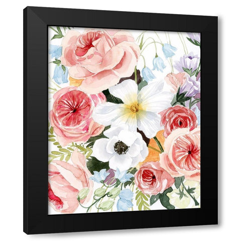 Wildflower Dreams I Black Modern Wood Framed Art Print by Popp, Grace